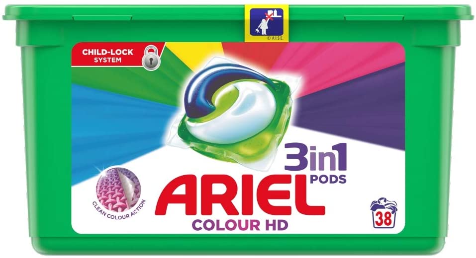 ARIEL 3 in1 pods Color 20 pc